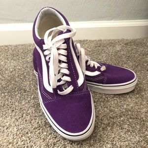 Purple Vans Classic Suede - smoke free home